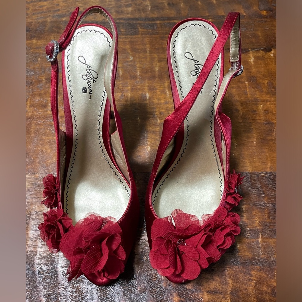 Platinum Nordstrom Red Heels